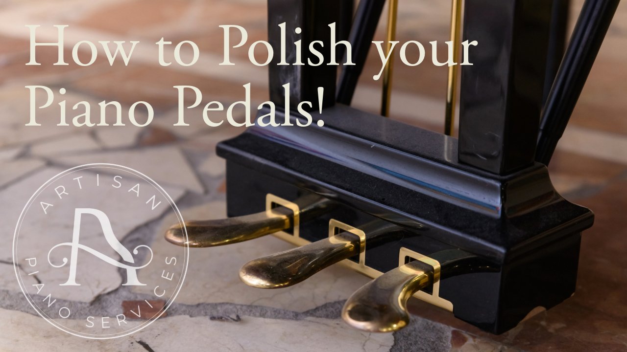 Tech Tip!  Pedal Polishing! - Artisan Piano Services