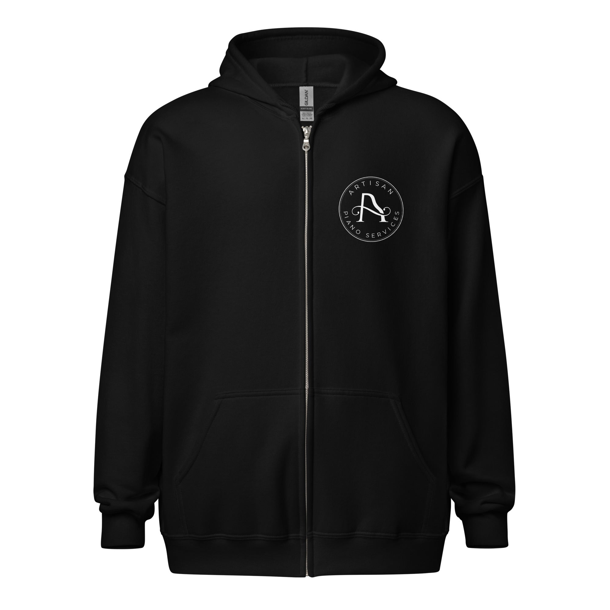 Unisex Artisan zip hoodie - Artisan Piano Services