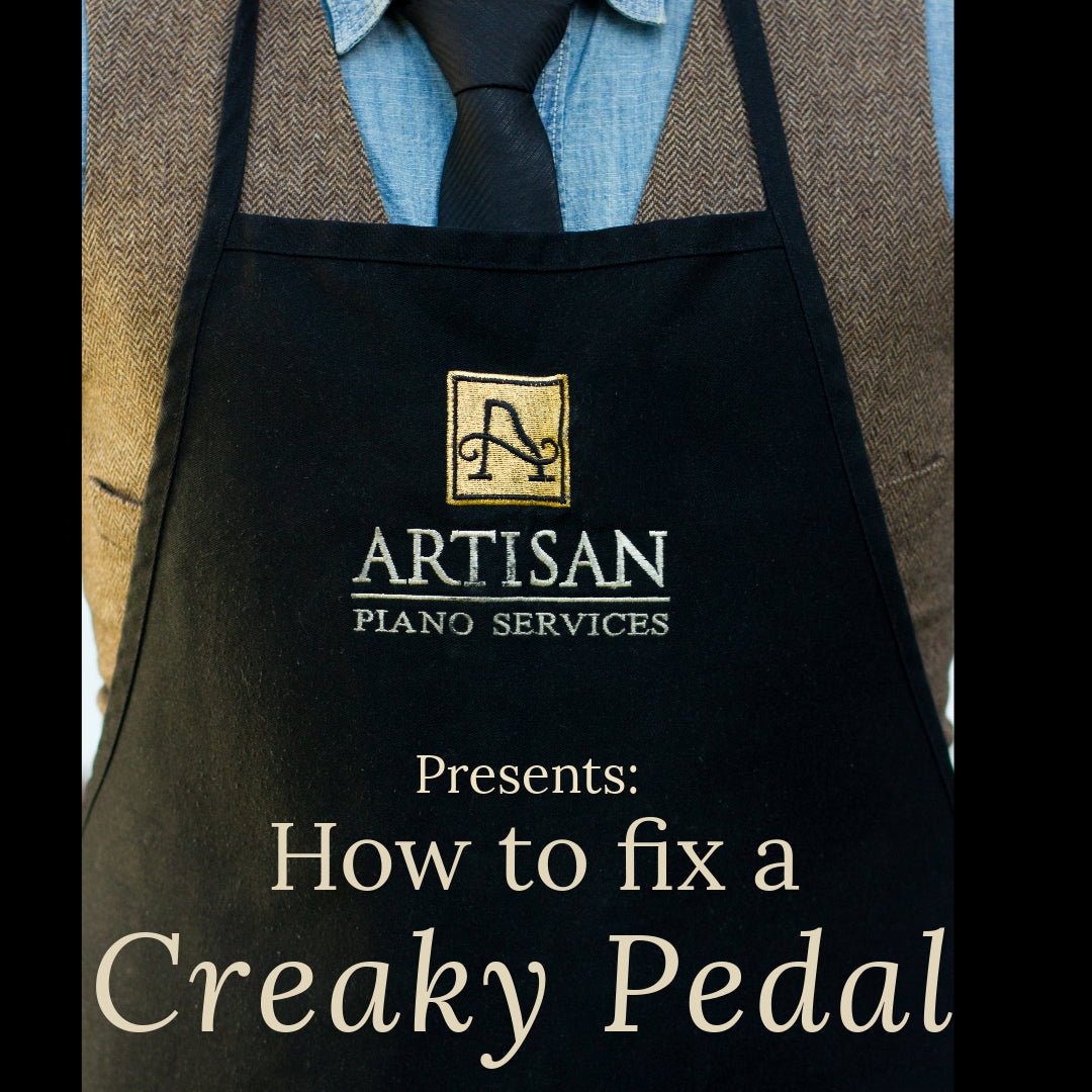 Tech Tips! - How to fix a creaky pedal - Artisan Piano Services